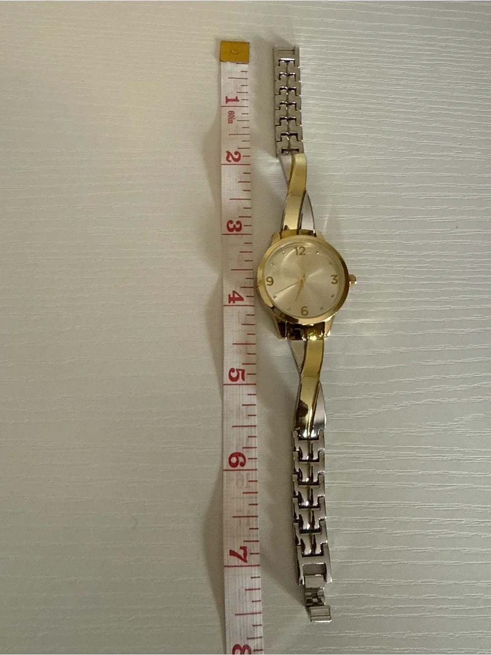 Women's Two-Tone Gold and Silver Bracelet Watch - Classic Elegance